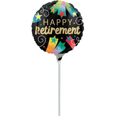 Foil Balloon – Mini – "HAPPY Retirement" – 23 cm